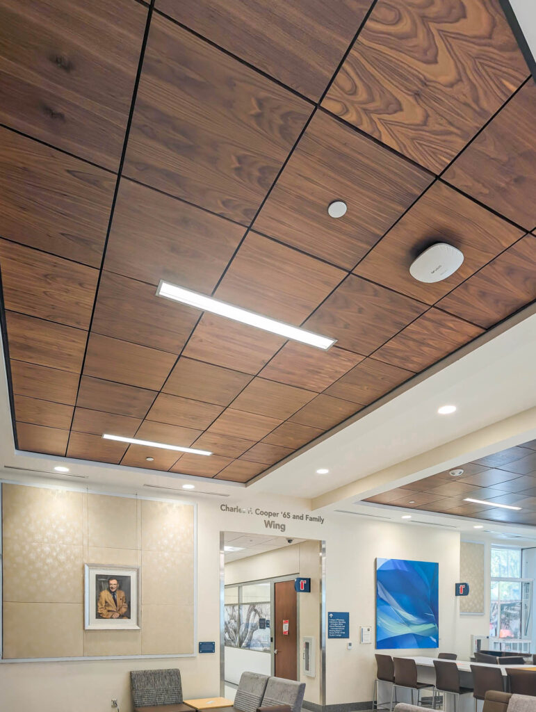 paneled conference roof